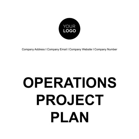 Project Operational Plan Template 的图像结果