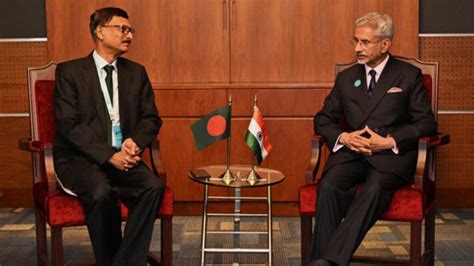 Indian EAM S Jaishankar meets Bangladesh FM Touhid Hossain, discusses ...
