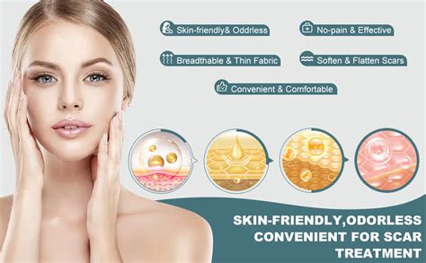 Buy SWOPPLY Silicone Scar Sheet Removal Tape Strips Strong & Waterproof ...