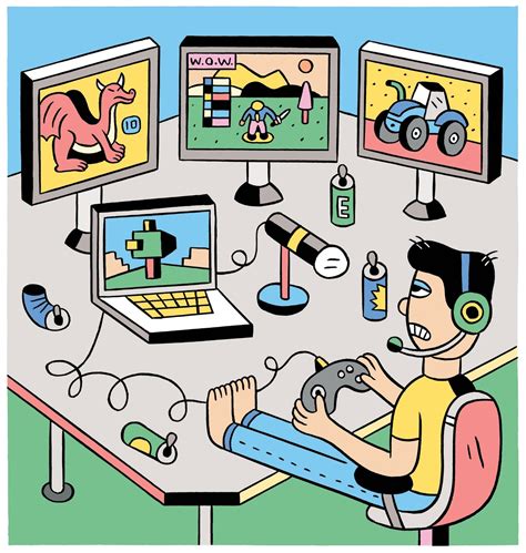 Computer Game Cartoon 的图像结果