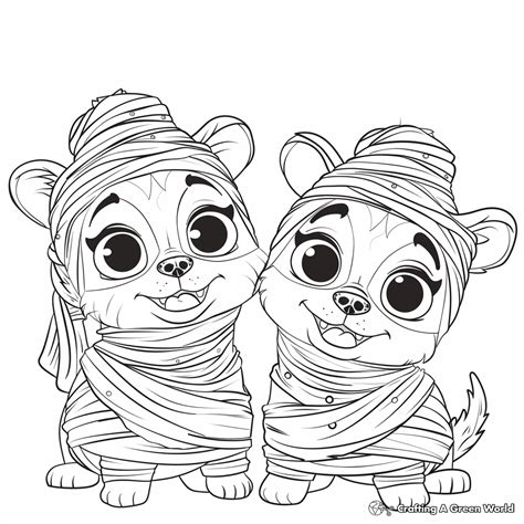 Disney Halloween Coloring Pages - Free & Printable!