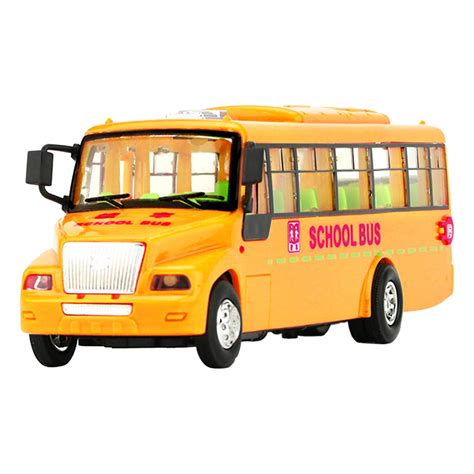 Buy Shangqer Educational Kids Bus Model Inertia Driving High Simulation ...