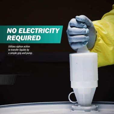 Chemical Manual Siphon Drum High Speed Heavy Duty Pump | Chempure