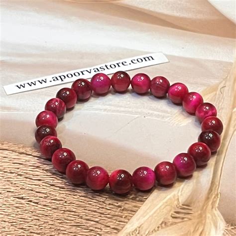 Pink Tiger Eye Handmade Bracelet By crystall and Herbs – Crystall and Herbs