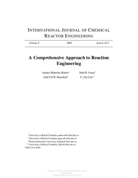 Image result for Reaction Engineering Explained
