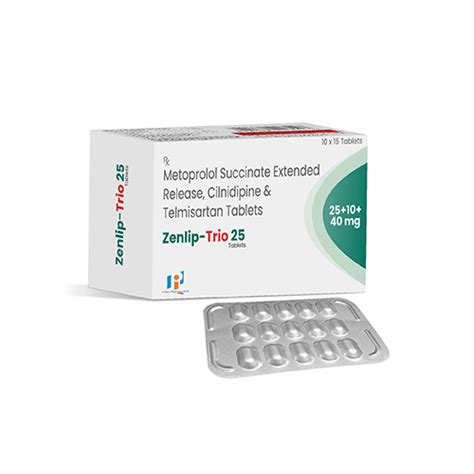 ZENLIP-TRIO 50 Tablets Indizen Pharmaceuticals