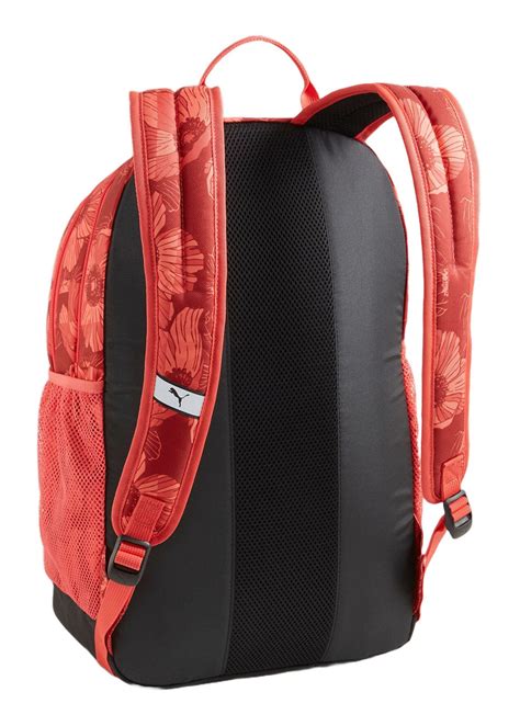 PUMA Rucksack Academy Backpack Intense Red-Floral AOP | modeherz
