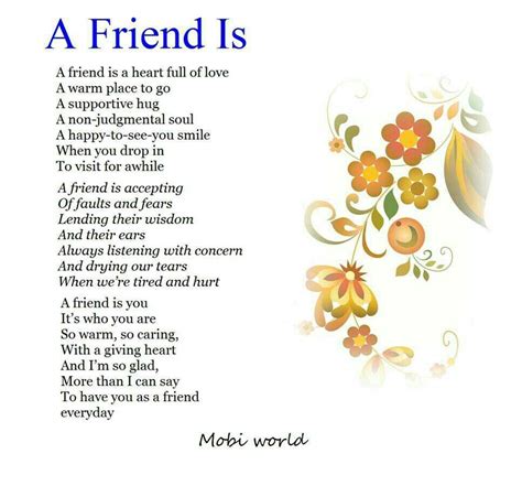Heartwarming Friendship Poems