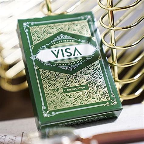 Buy Blue Crown Visa Playing Cards (Green) Limited Edition Deck by ...