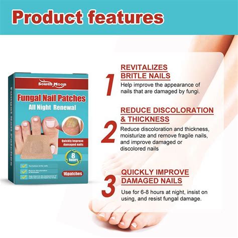 16 Patches Anti Fungal Nail Treatment-Toe-Fungus | Ubuy India