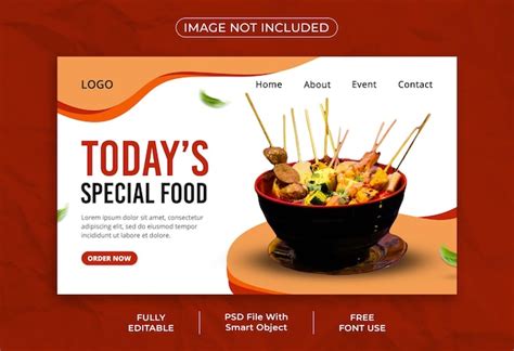 Food Menu Web Page Design 的图像结果