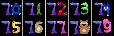 Image result for Number Creatures 47 Math