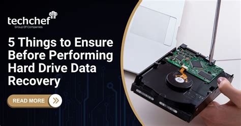 5 Things to ensure before performing hard drive data recovery
