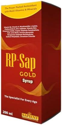 RP-SAP GOLD SYRUP WITH VITAMIN A, MANGO FLAVOUR : Amazon.in: Health ...