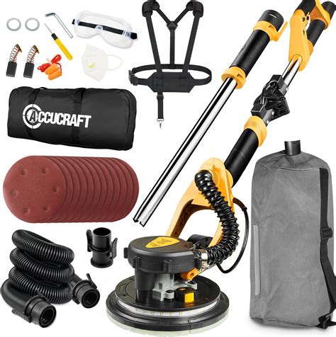 [Upgraded Version] Electric Drywall Sander with Vacuum, 800W, 99% Dust ...