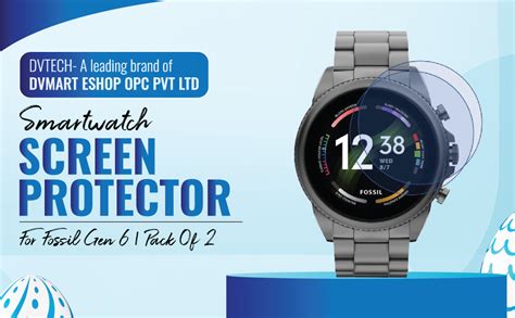 DVTECH® NoiseFit Force Smartwatch Protective Ultra Clear Unbreakable ...