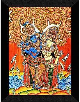 SAF paintings Kerela Mural Art Religious Black frame painting for Wall ...