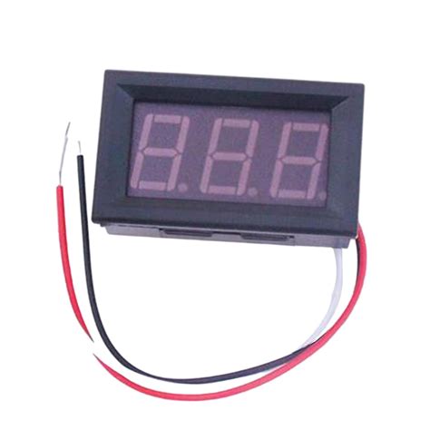 MYADDICTION 1Pcs LED Mini Digital Voltmeter DC 0-100V Detector Usage ...