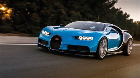 Blue Bugatti Wallpaper