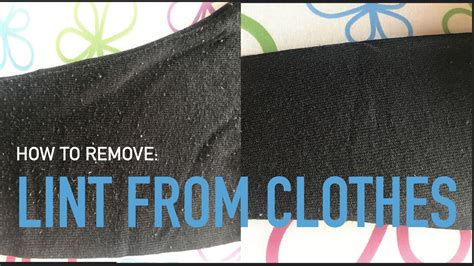 Lint On Clothes