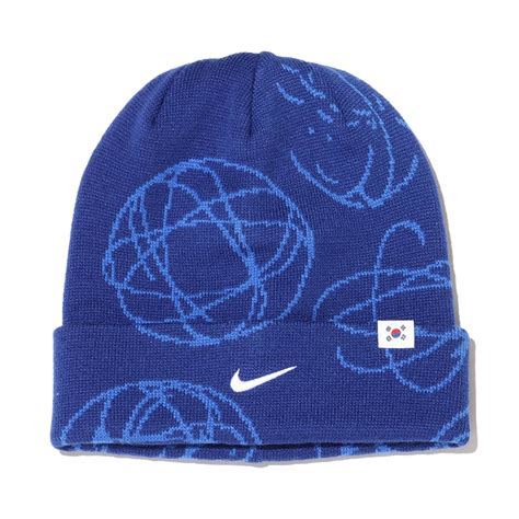 NIKE KOR U NK PEAK BEANIE PRT OLYB DEEP ROYAL BLUE/WHITE （ナイキ KOR ピーク ...