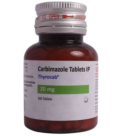 Thyrocab 20MG - Bottle of 100 Tablets : Amazon.in: Health & Personal Care