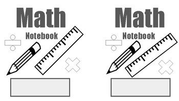 Image result for Math Interactive Notebook Cover