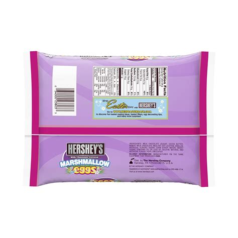 Buy HERSHEY'S EGGS Chocolates, Milk Chocolate Covered Marshmallow Egg ...