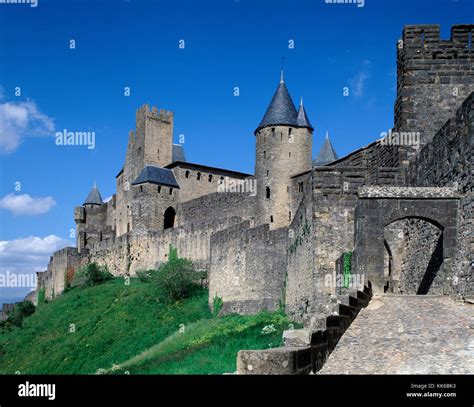 La Cite, Carcassonne, Languedoc-Roussillon, France Stock Photo - Alamy