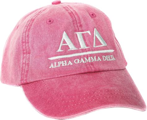 Alpha Gamma Delta Sorority Baseball Hat – Adjustable Alpha Gam ...