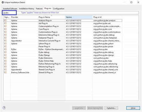 PyDev Installation 的图像结果