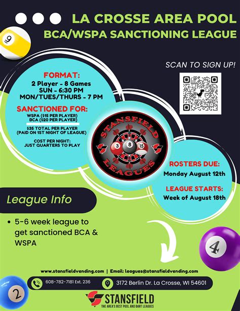 Fall La Crosse Pool Sanctioning League Online Registration - Stansfield ...
