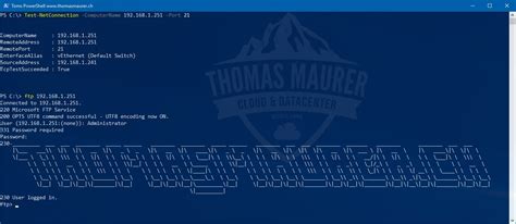 FTP PowerShell 的图像结果