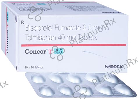 Buy Concor T Online: Uses, Side Effects, Price and Substitutes | PlatinumRx