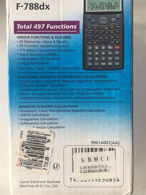 Image result for Canon Calculator Models