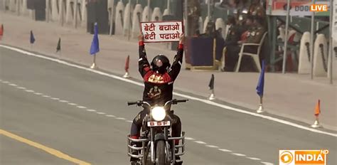 Watch Video: BSF all-women biker team presents thrilling spectacle at ...