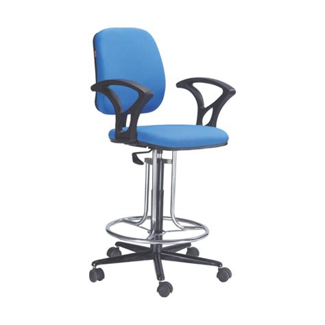GC-984 Counter Chair by Geeken | PP Arms & Footrest