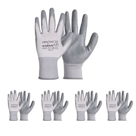 KARAM HS31 Safety Gloves for Mechanical Risk | Safety Work Gloves with ...
