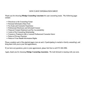 18 Printable informed consent example counseling Templates - Fillable ...