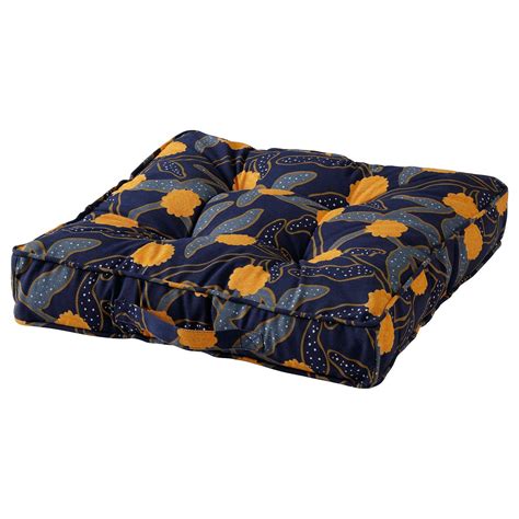AROMATISK Floor cushion, blue, 45x45x10 cm - IKEA