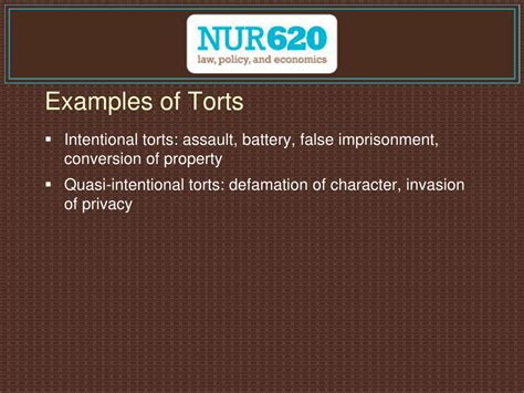 Image result for Example of a Tort