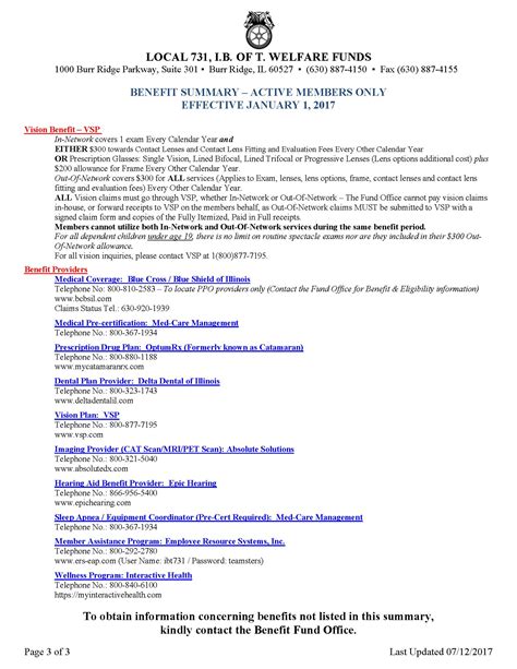 Teamsters Local 731 Health Welfare and Pension Fund