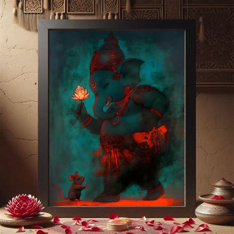 Ganesh Decor Frame | Ganesh Ji Frame Photo | Ganpati Bappa Frame | Per ...