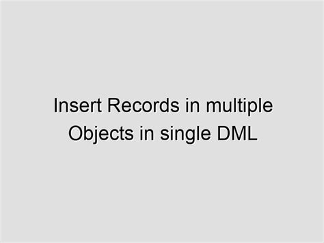 Image result for Insert DML