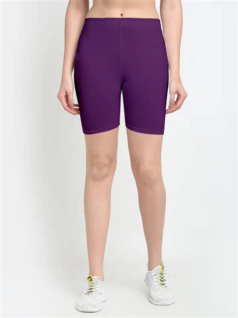 Gracit Purple Cotton Shorts For Women Price in India - Buy Gracit ...