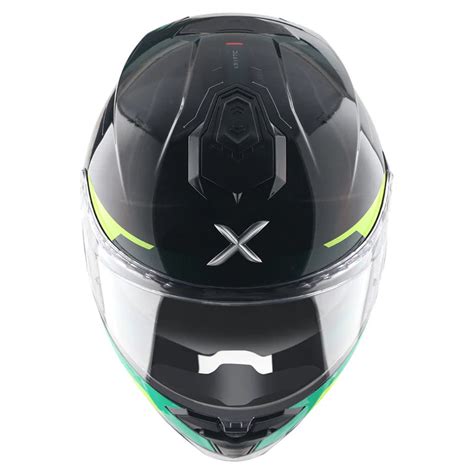 Axor Brutale Kryptic Dual Spoiler Black Green Helmet – Full Face ISI ...