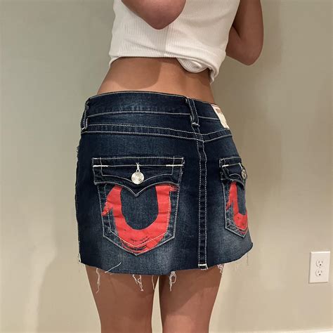 True religion skirt. Never worn - Depop
