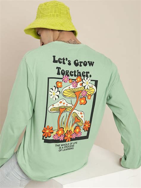 Dillinger Green Graphic Oversized T-Shirt – Silhouette Sparrow