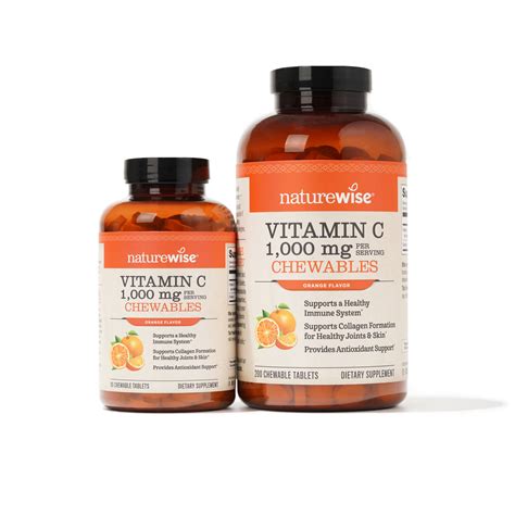 Chewable Vitamin C - 1000 mg | NATUREWISE – NatureWise