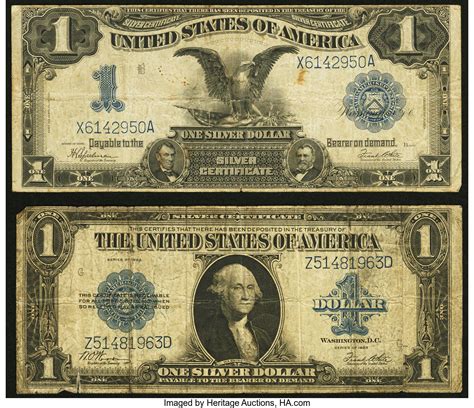 $1 Silver Certificates 1899-1923 Two Examples.. ... (Total: 2 | Lot ...